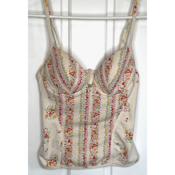 intimissimi Tops - intimissimi Women's Bustier Corset Crop Top Size M Ditsy Floral Festival Boho